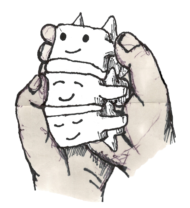 背骨イラスト